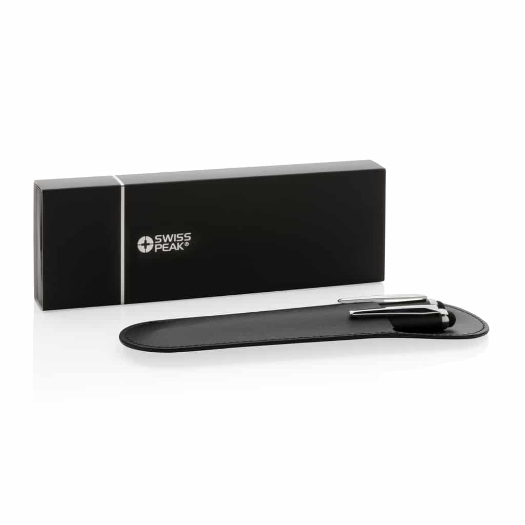 Miniature 11 pour Parure de stylos Swiss Peak deluxe dans une pochette en PU