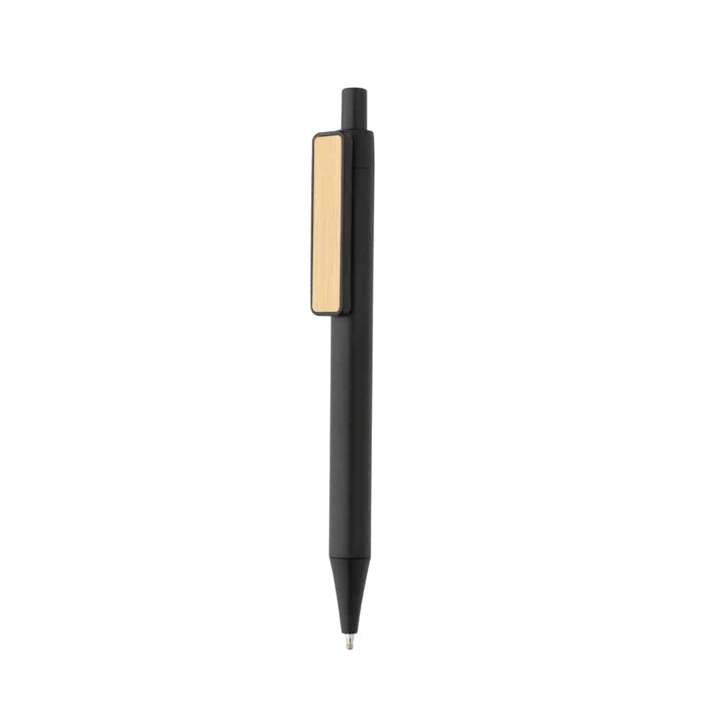 Miniature 2 pour Stylo en ABS recyclé GRS avec clip en bambou