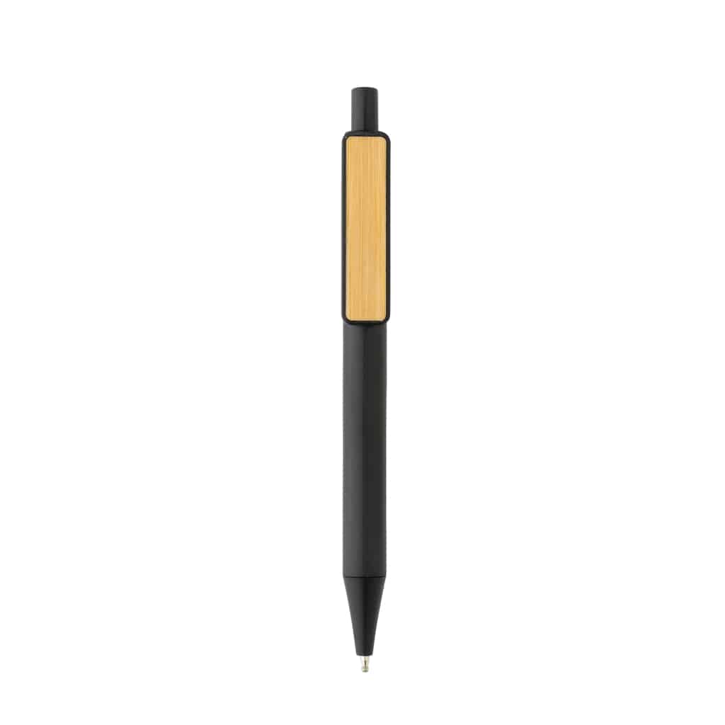 Miniature 3 pour Stylo en ABS recyclé GRS avec clip en bambou