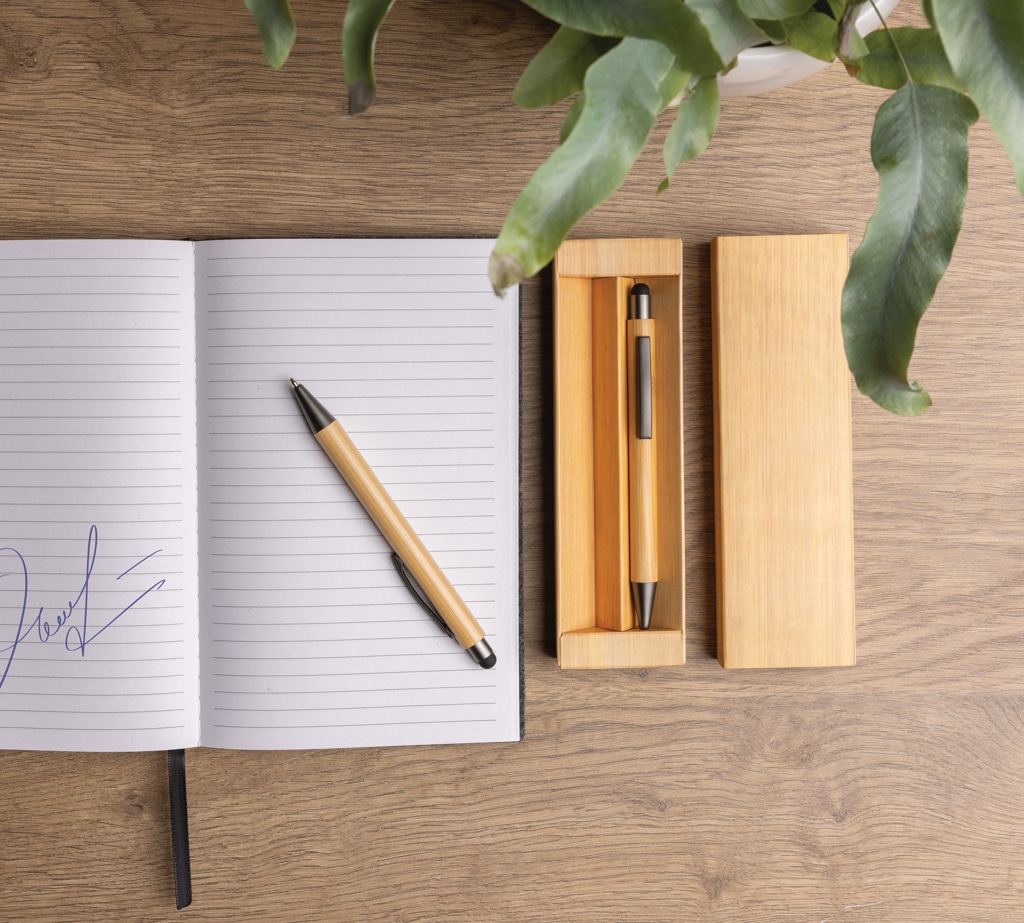 Miniature 6 pour Set de stylos en bambou FSC® dans un coffret