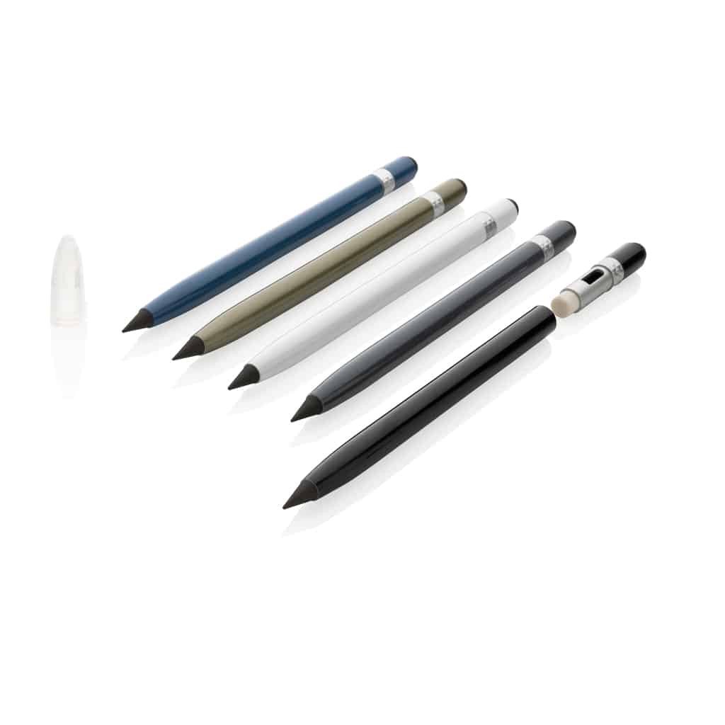 Miniature 6 pour Crayon sans encre en aluminium avec gomme