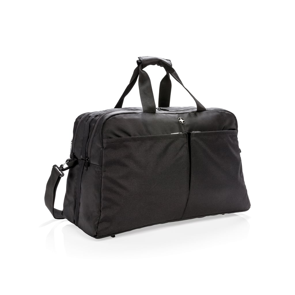 Miniature 2 pour Sac de sport avec ouverture type valise Swiss Peak anti RFID