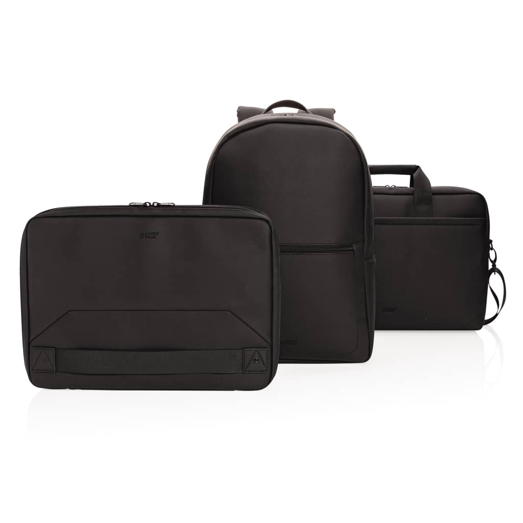 Miniature 11 pour Sac à dos pour ordinateur portable en cuir végétalien Swiss
