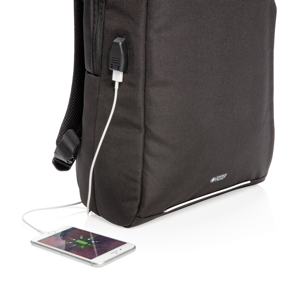 Miniature 9 pour Sac à dos avec port USB ordinateur 15,6' Swiss Peak AWARE™