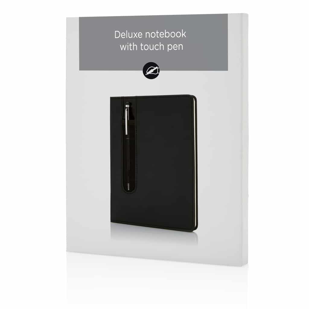 Miniature 8 pour Carnet A5 à couverture rigide en PU avec Stylo tactile