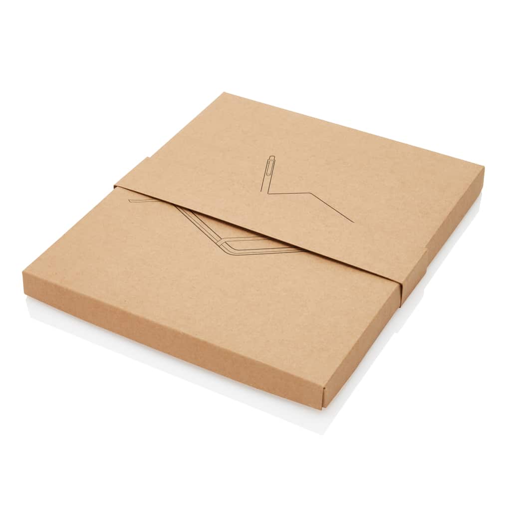 Miniature 15 pour Carnet de notes en liège avec stylo en bambou A5
