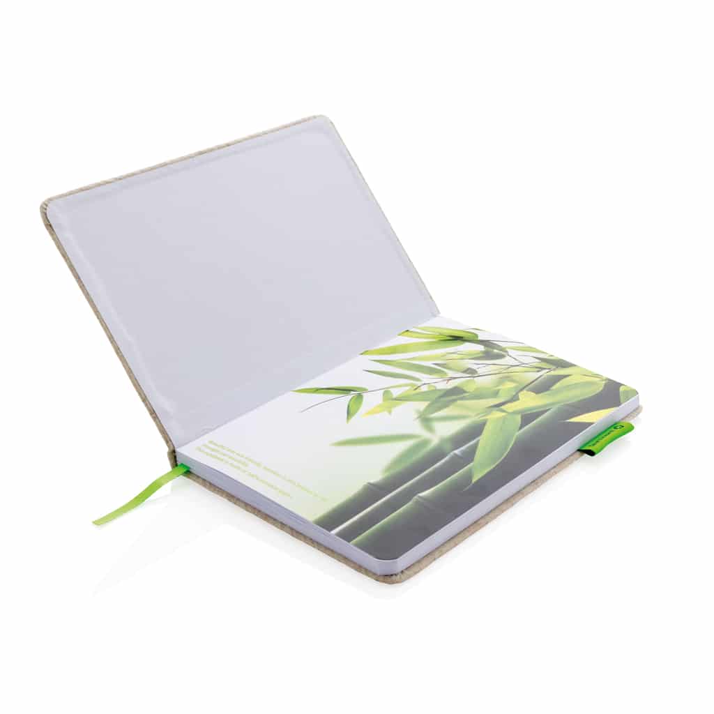 Miniature 4 pour Carnet A5 à couverture en jute
