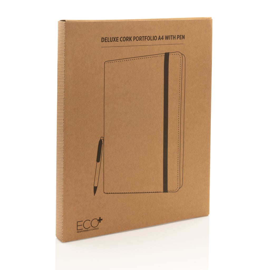 Miniature 15 pour Conférencier A4 en liège avec stylo Deluxe