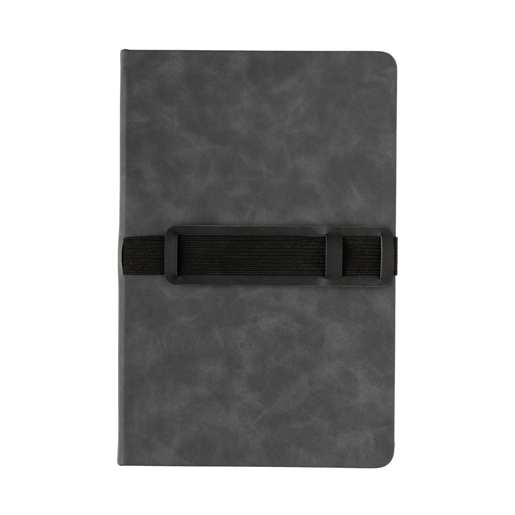 Miniature 7 pour Carnet de notes A5 en PU avec porte téléphone et porte stylo