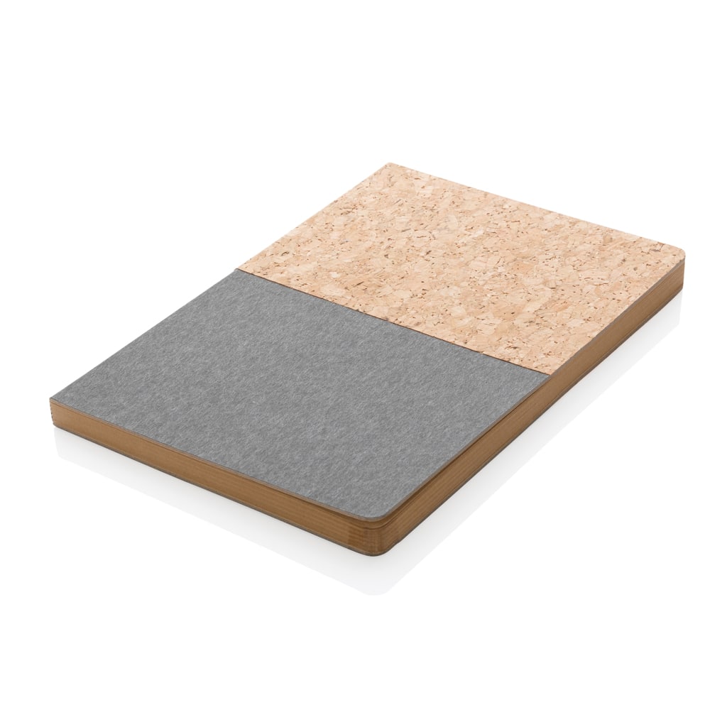 Miniature 3 pour Carnet A5 à couverture en kraft et en liège