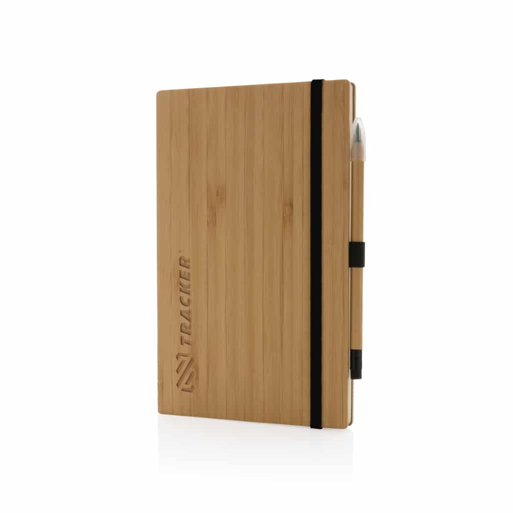 Miniature 7 pour Set avec carnet et crayon infini en bambou FSC ®