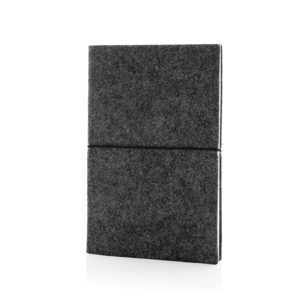Miniature 2 pour Cahier A5 à couverture souple en feutre recyclé certifié GRS