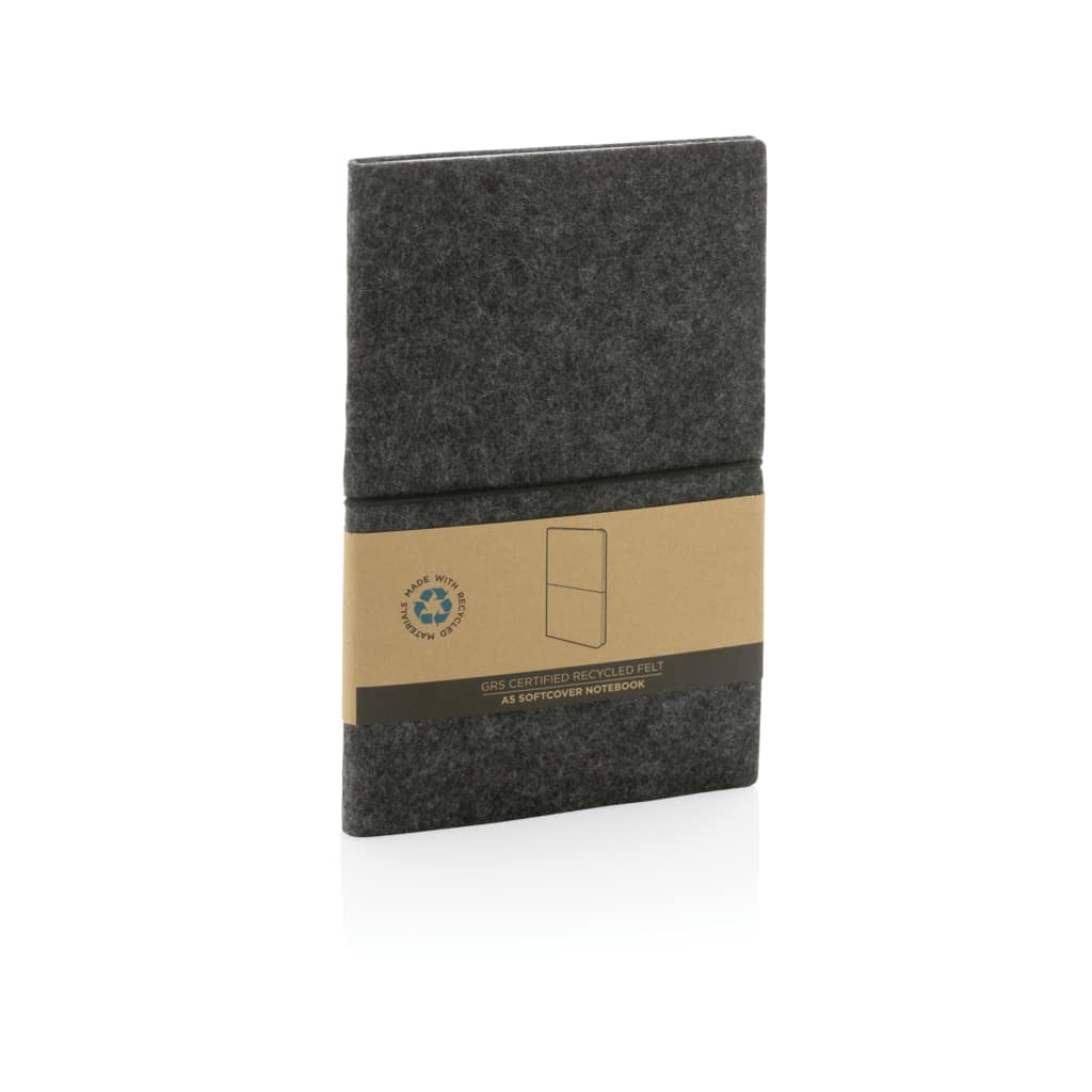 Miniature 9 pour Cahier A5 à couverture souple en feutre recyclé certifié GRS