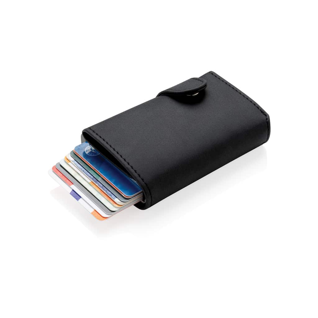 Miniature 2 pour Porte-cartes anti RFID en aluminium et PU