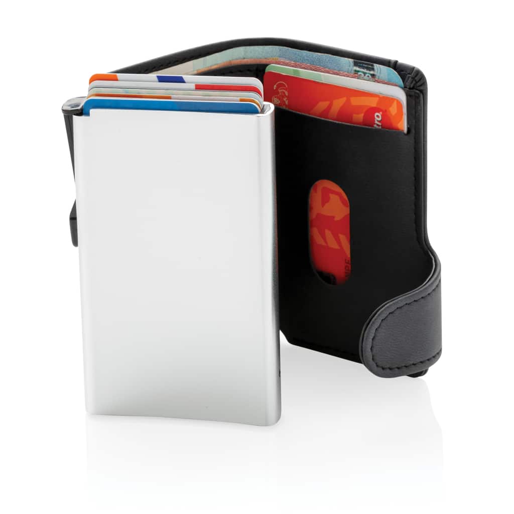 Miniature 4 pour Porte-cartes anti RFID en aluminium et PU