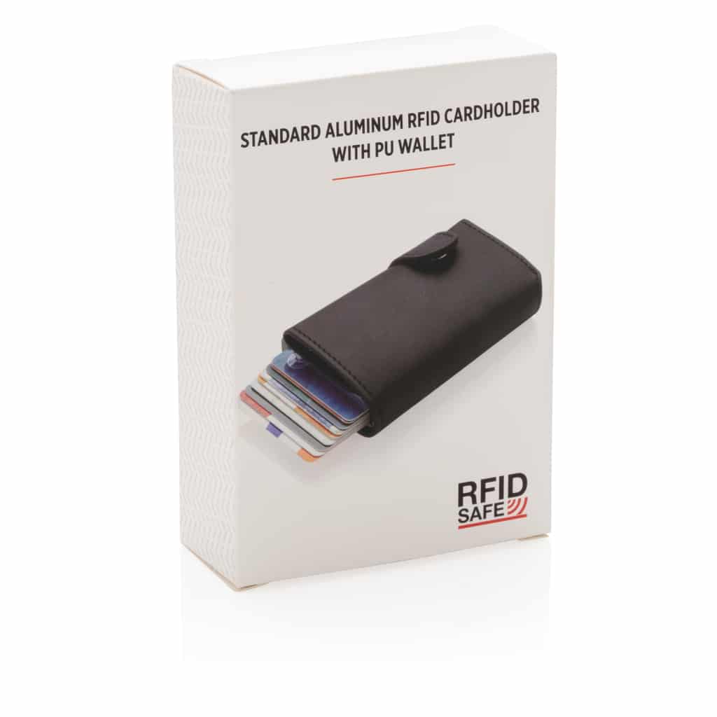 Miniature 11 pour Porte-cartes anti RFID en aluminium et PU