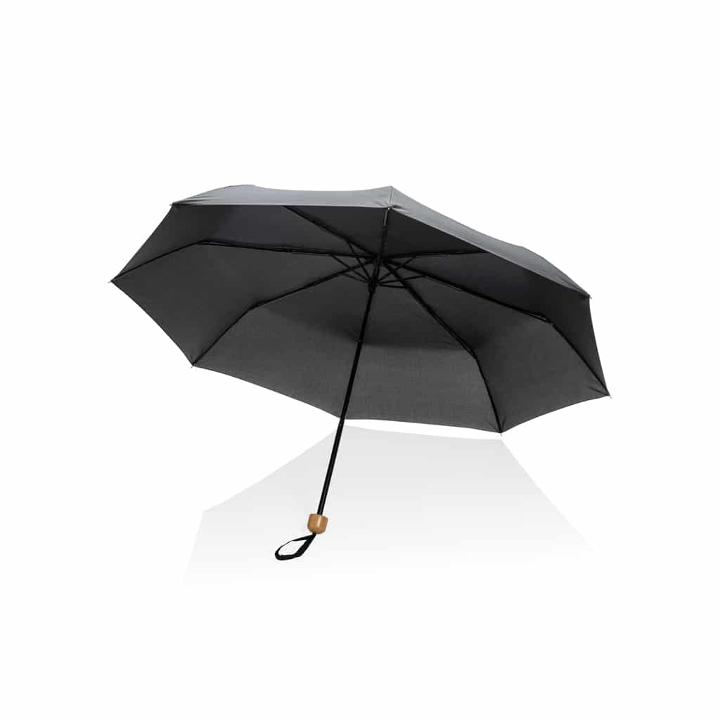 Miniature 2 pour Mini parapluie 20.5" rPET 190T poignée bambou Impact AWARE™