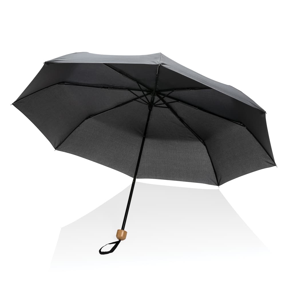 Miniature 5 pour Mini parapluie 20.5" rPET 190T poignée bambou Impact AWARE™