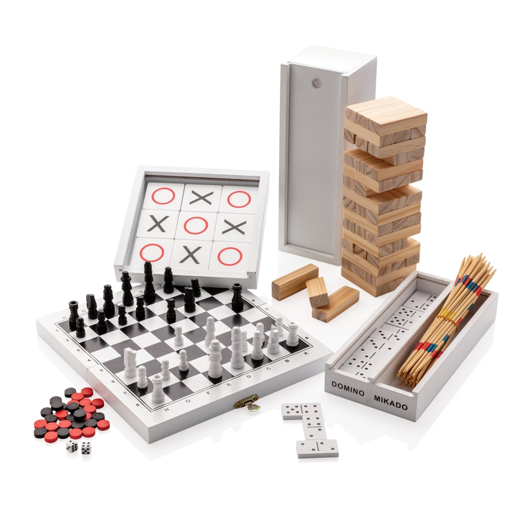 Miniature 10 pour Jeu de société 3 en 1 dans une boîte en bois FSC®