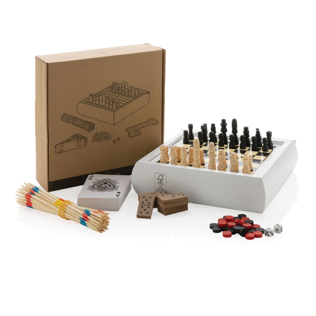 Miniature 8 pour Set de jeux 5 en 1 en bois FSC®