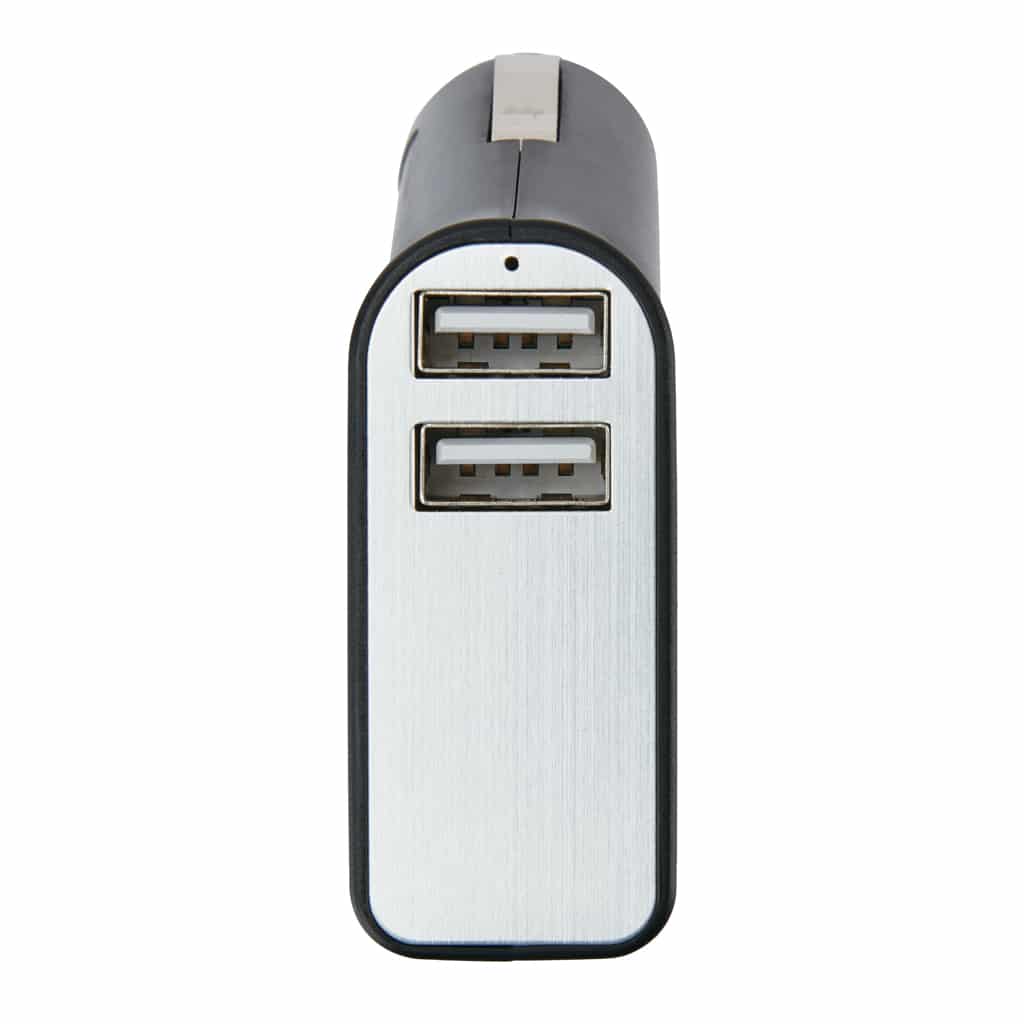 Miniature 4 pour Double chargeur allume-cigare avec coupe-ceinture et marteau