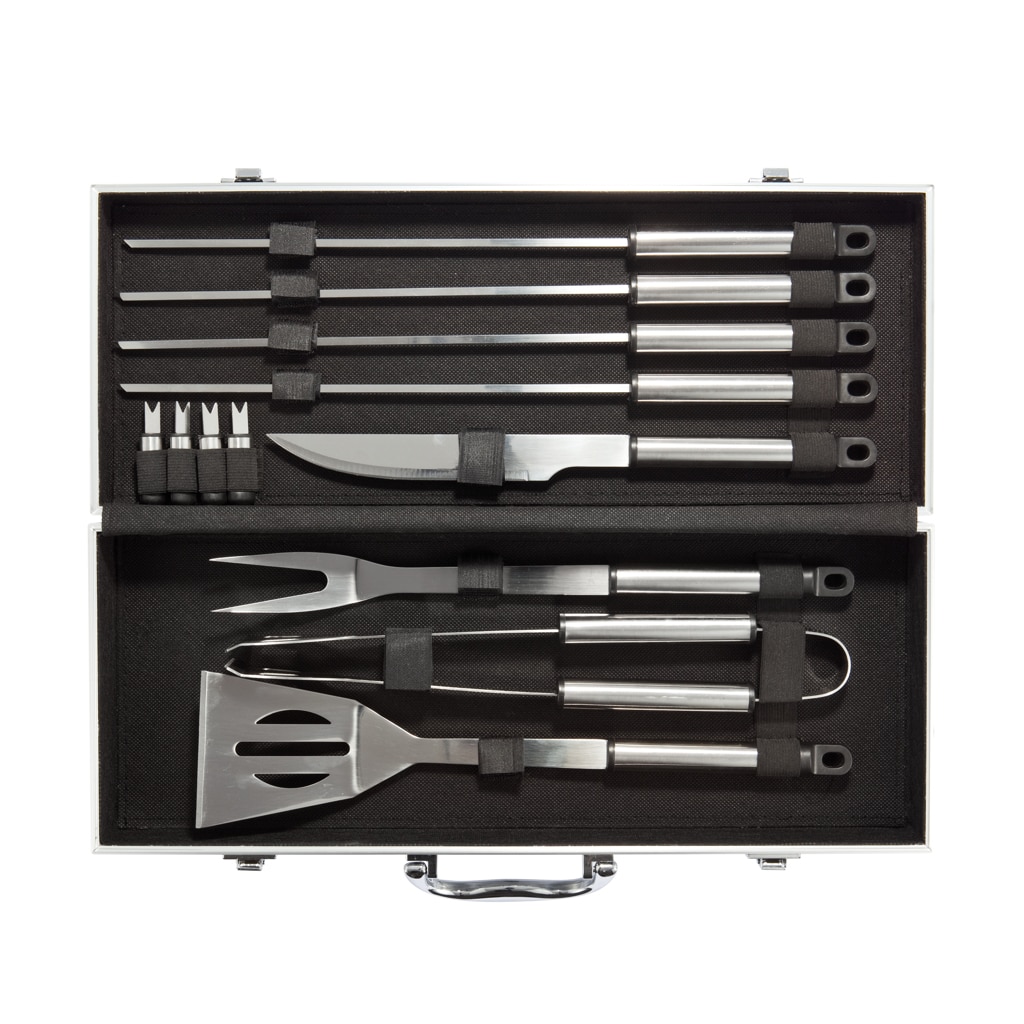 Miniature 4 pour Set de 12 pcs pour barbecue en coffret aluminium