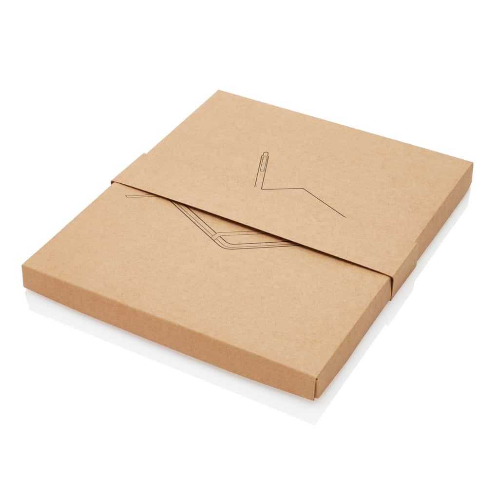 Miniature 8 pour Carnet de notes en liège avec stylo en bambou A5