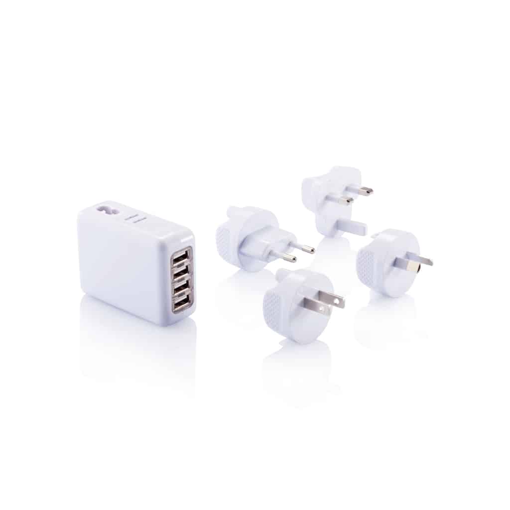 Miniature 2 pour Adaptateur de voyage avec 4 ports USB