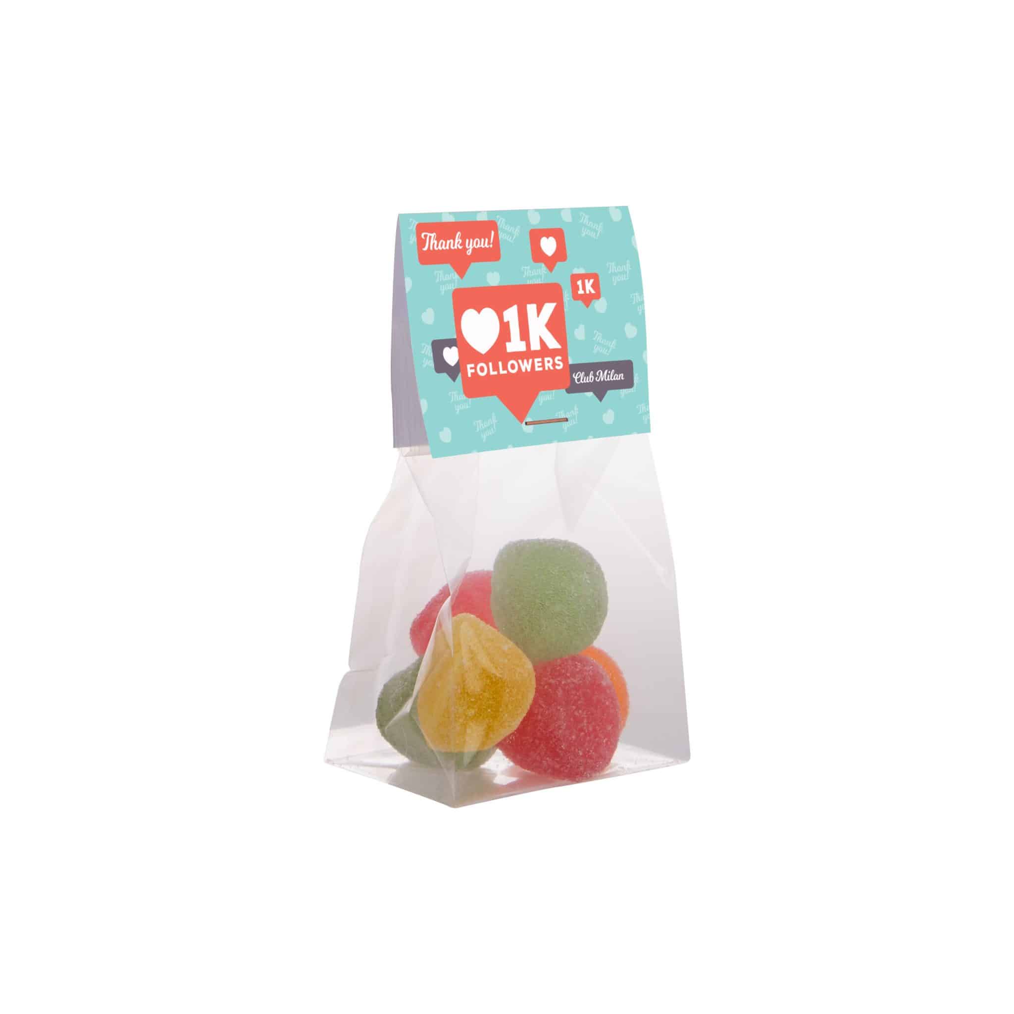 Miniature 1 pour Petit sac carte à en tête 50 grammes de bonbons-Di-FC