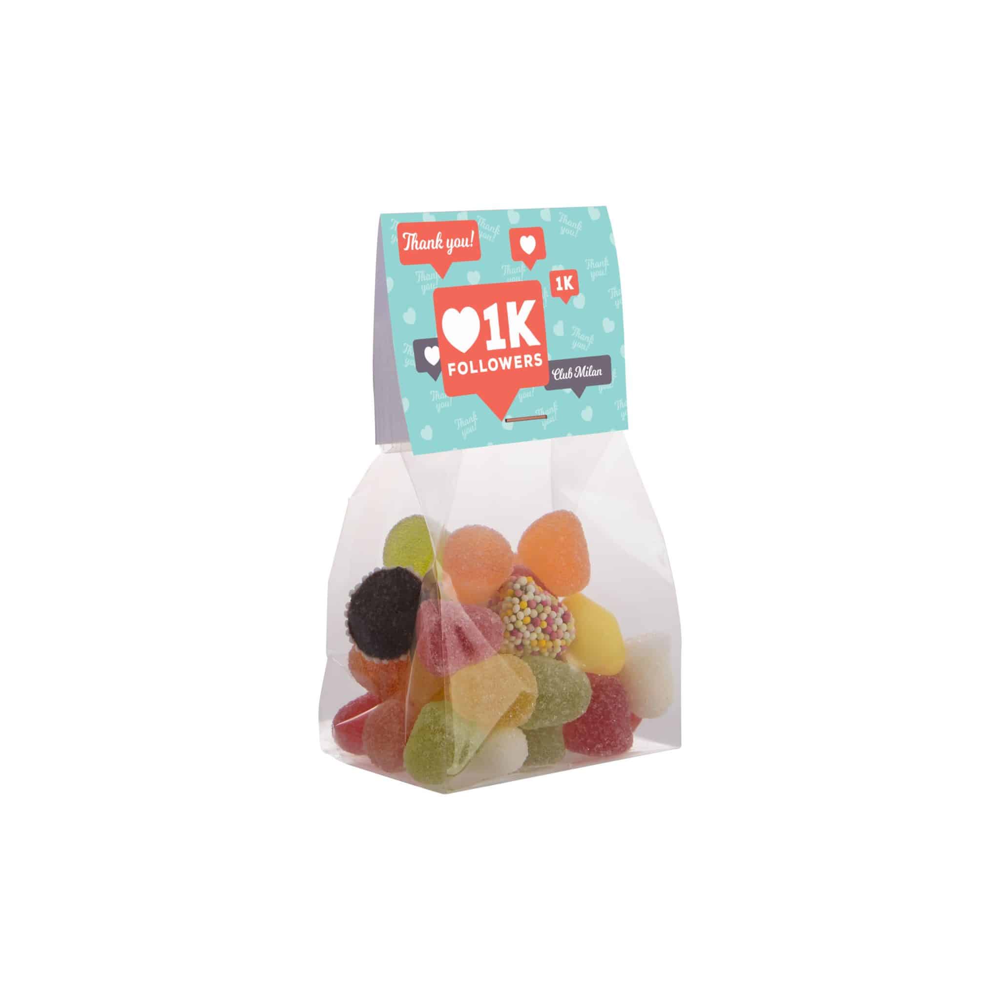Miniature 1 pour Petit sachet carte à en tête 100 grammes de bonbons-Di-FC