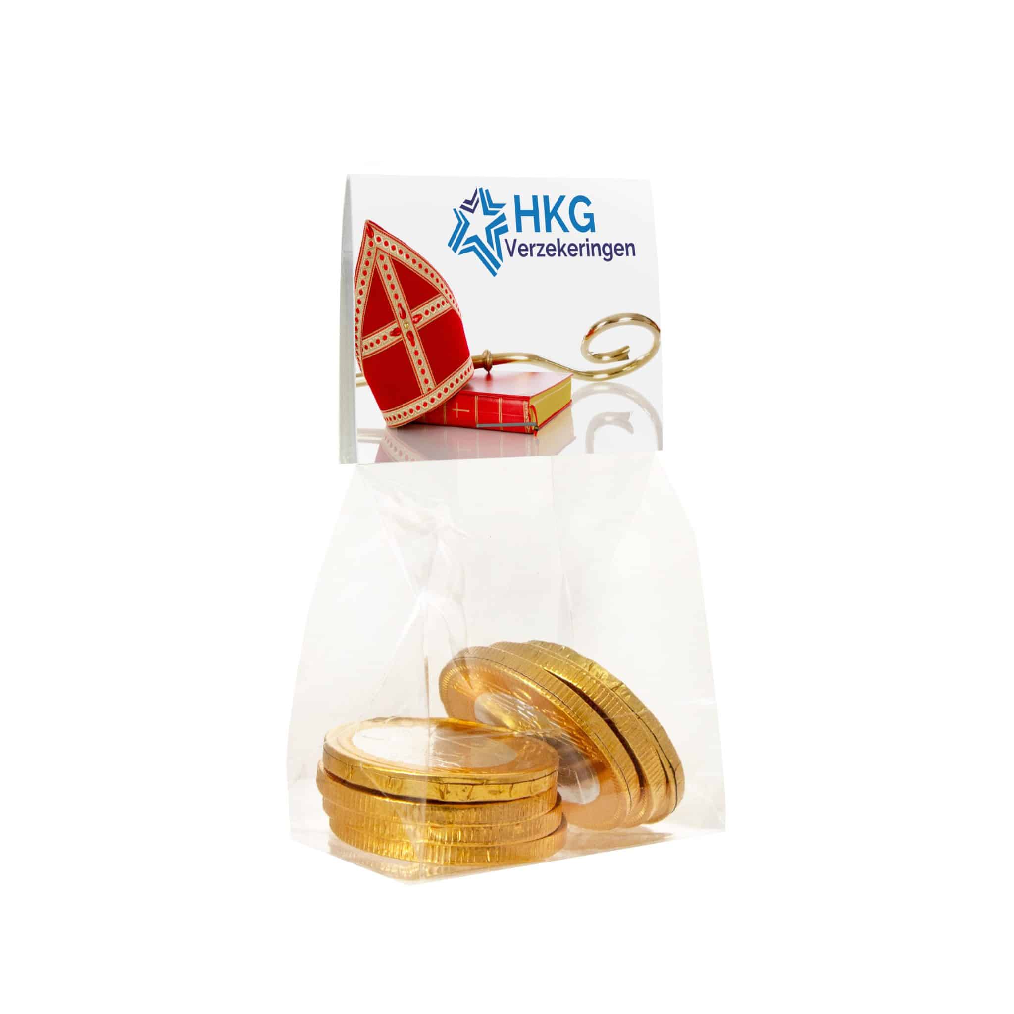Miniature 1 pour Sac avec pièces de monnaie en chocolat-Di-FC
