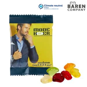 Visuel Gommes de fruits PERSONNALISÉES, 10 g avec gélatine