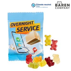 Visuel Gommes de fruits oursons premium - production en 24 h