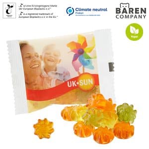 Visuel Gommes de fruits « Bien-être », VEGAN à l’Aloe Vera, sachet compostable