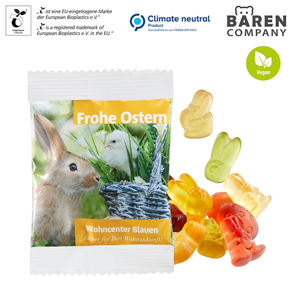 Miniature 2 pour Gommes de fruits STANDARD, 10 g compostables sachets