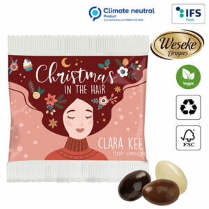 Visuel Amandes au Chocolat de Noël en sachet de PAPIER
