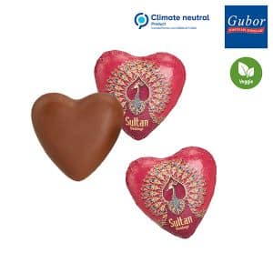Visuel Cœur en chocolat, personnalisé