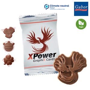 Visuel Logo en chocolat personnalisé