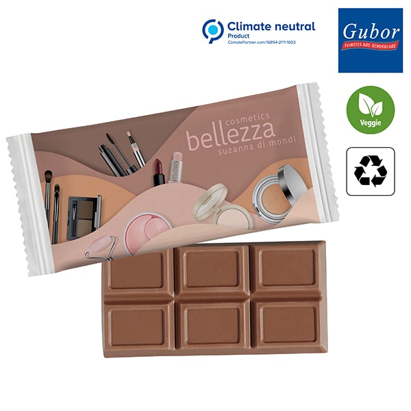 Miniature 1 pour Tablette de chocolat MAXI en flowpack de papier