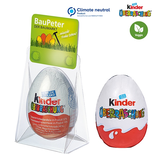 Miniature 1 pour Œuf Kinder Surprise sous emballage plastique transparent