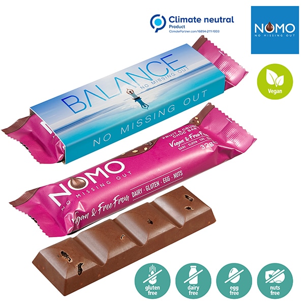 Miniature 1 pour NOMO - Barre de chocolat VEGAN