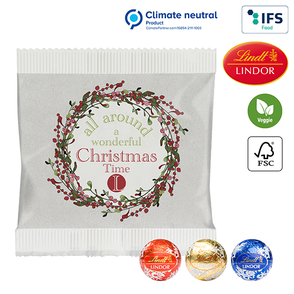 Miniature 1 pour 3 Lindor de Lindt en sachet de papier