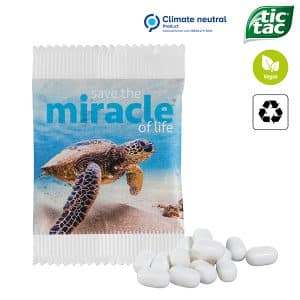 Visuel tic tac FRESH MINT en sachet de papier