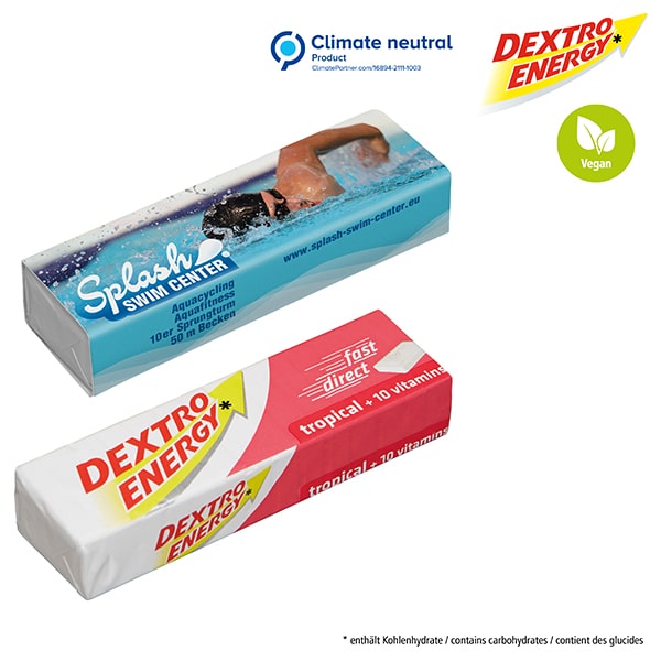 Miniature 1 pour Barre de Dextro Energy* - Tropical + 10 vitamins