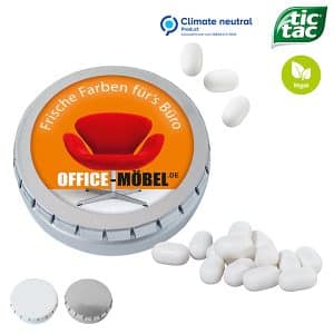 Visuel MINI Boîte «Clic-Clac» avec tic tac, 50g