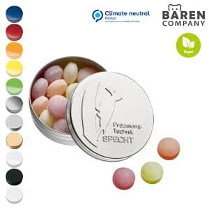 Visuel Boîte XS avec couvercle estampé avec bonbons aux fruits XS Bären Company, 16g