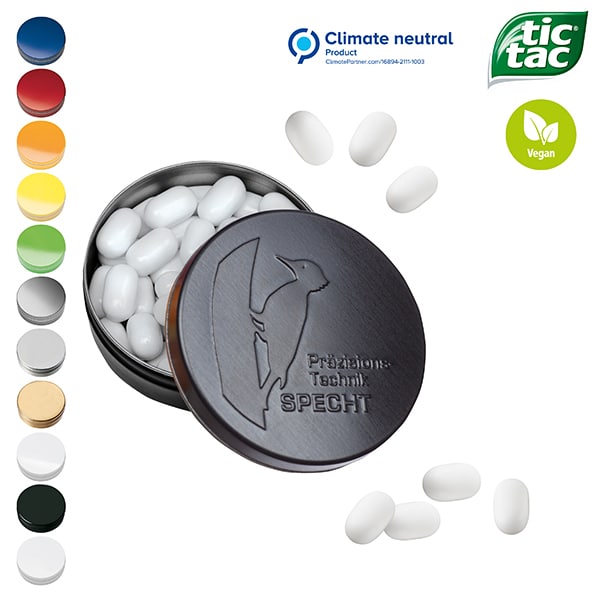 Miniature 1 pour Boîte XS avec couvercle estampé avec tic tac, 18g