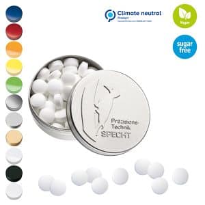Visuel Boîte XS avec couvercle estampé avec pastilles à la menthe Stévia*, 18g