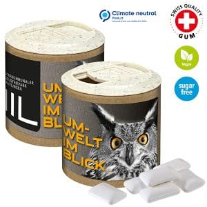 Visuel Boîte cartonnée publicitaire avec chewing gum, 84g