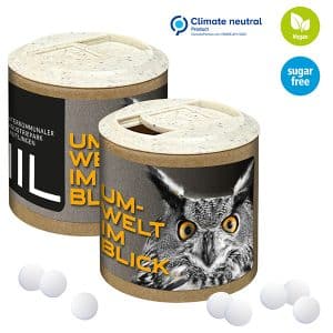 Visuel Boîte cartonnée publicitaire avec pastilles à la menthe, 72g